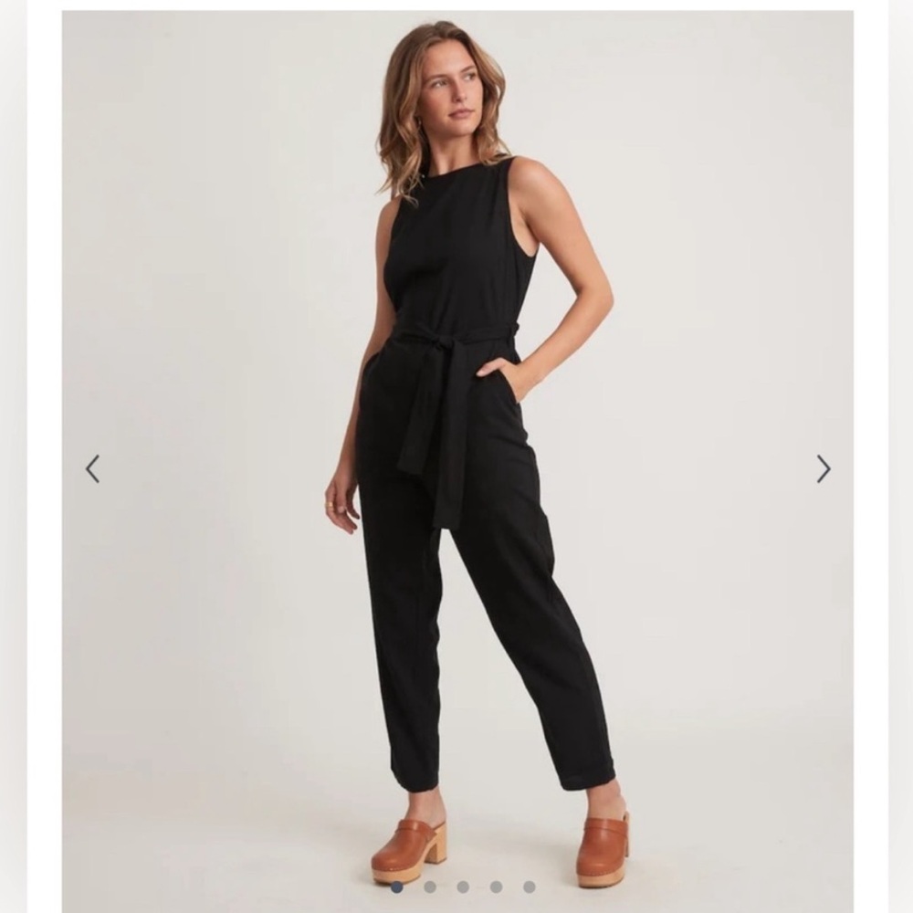 Marine layer Eloise belted jumpsuit